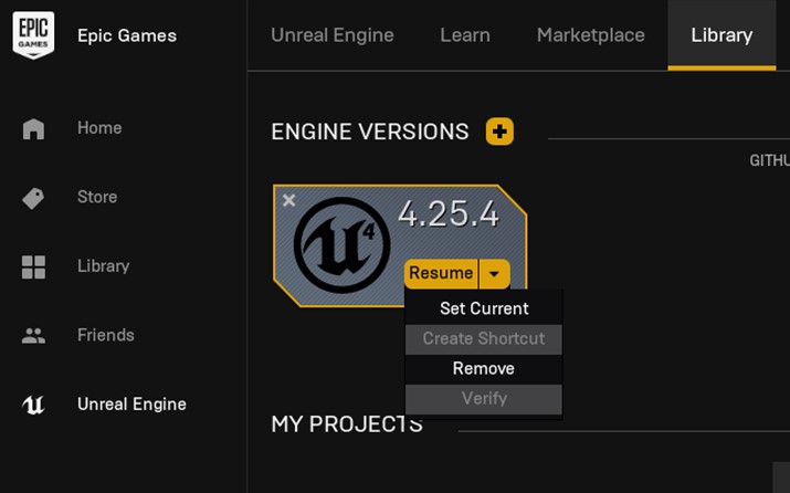 install unreal engine