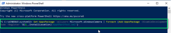 Camera not Working on MS Teams