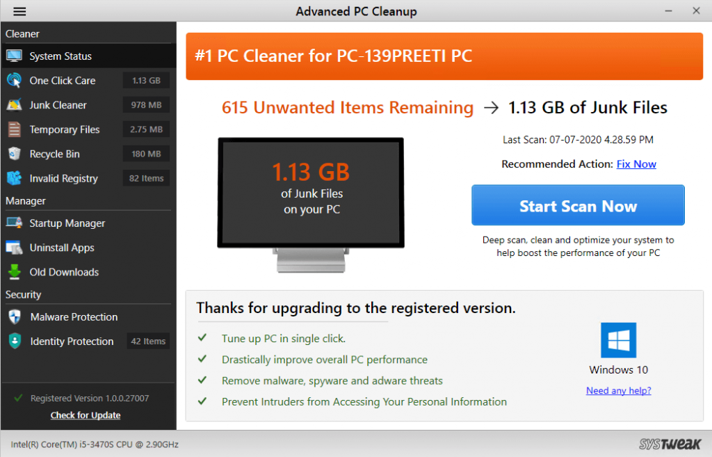 advanced pc cleanup