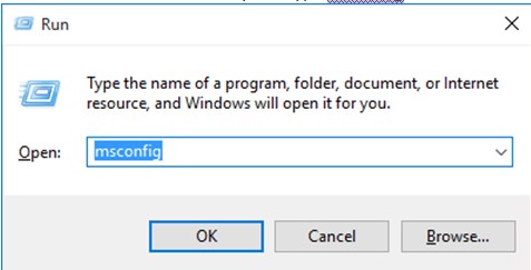 msconfig