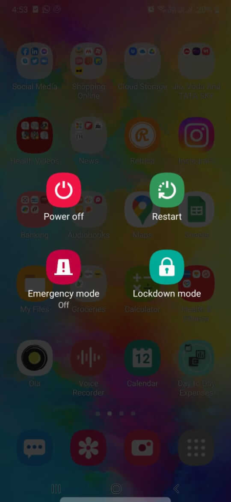 restart - android battery draining issues