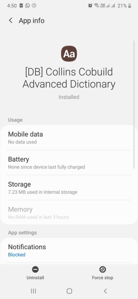 uninstall - android battery draining issues