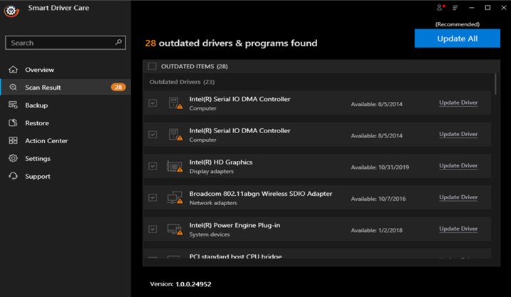 update all