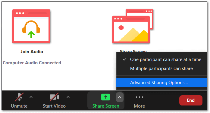 Fix Zoom Share Screen funktioniert nicht