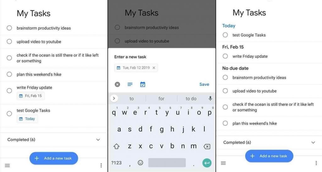 Google Task - Beste To-Do-Listen-Apps