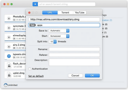 Увеличьте скорость загрузки на Mac с помощью сторонних приложений 