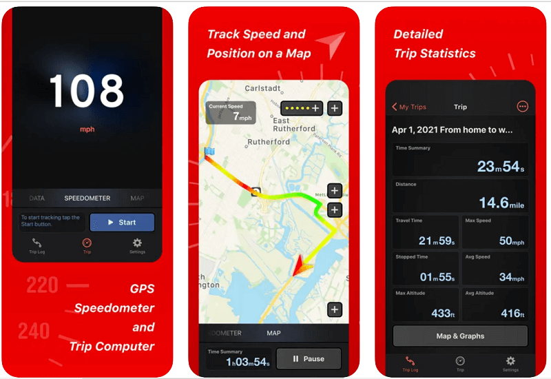 Speed Tracker GPS Speedometer