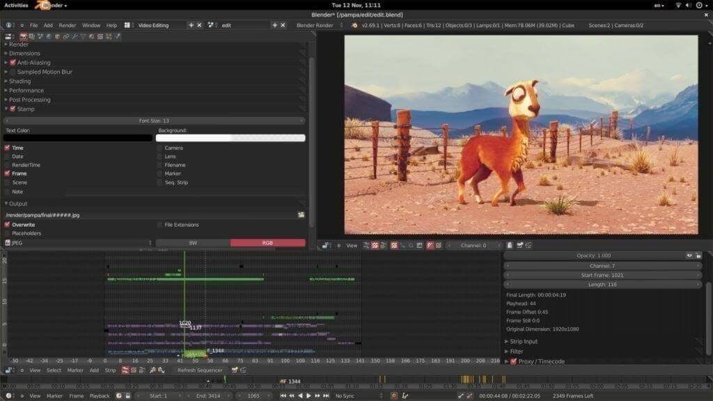 Best Video Editor -Blender