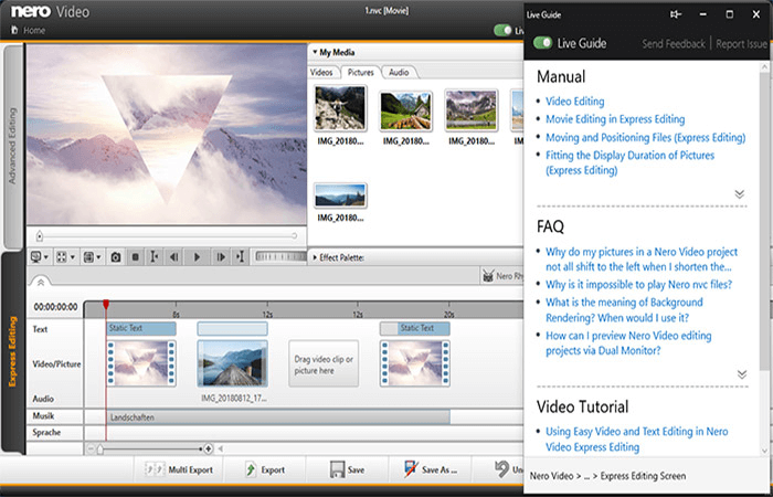 Best Video Editor - Nero Video