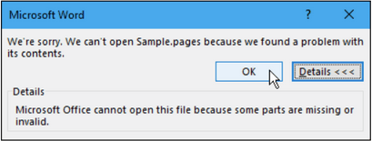 Откройте формат файла Mac .Pages