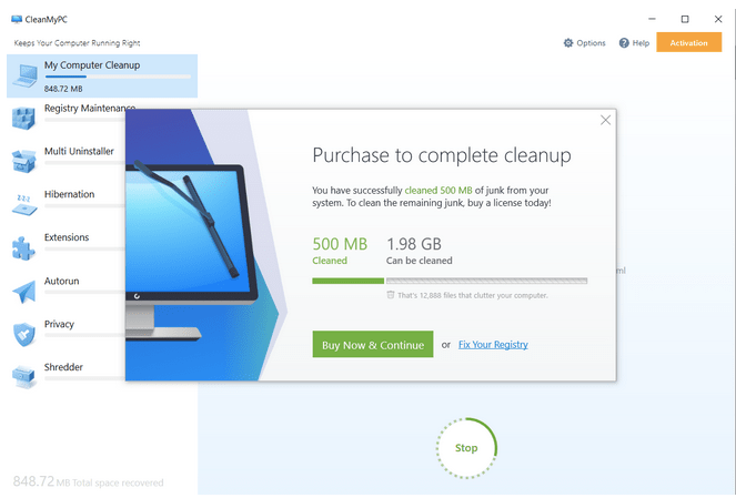 CleanMyPC product