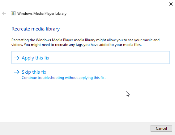Windows 10 Media Player stürzt immer wieder ab