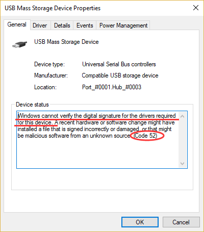 Windows kann den digitalen Signaturfehler nicht überprüfen