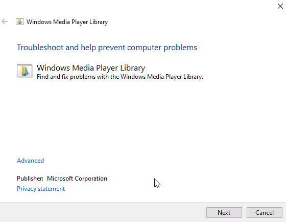 Windows Media Player reagiert nicht