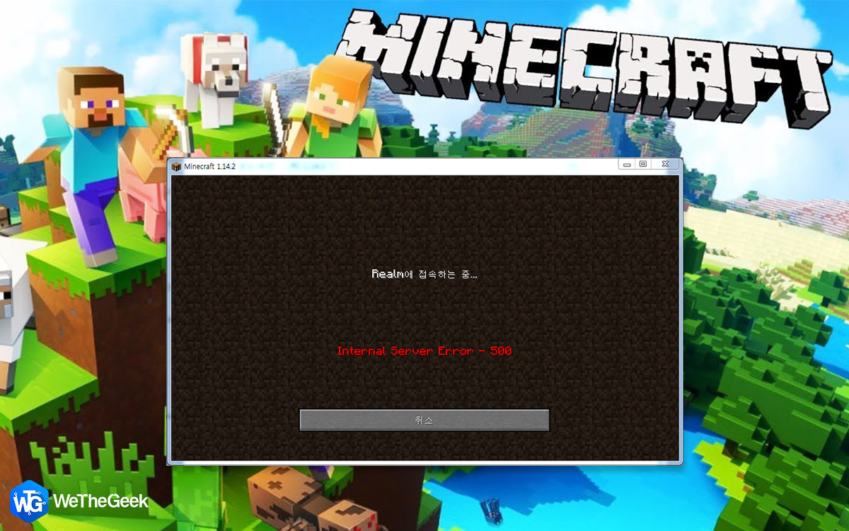 How To Fix Minecraft Realms Internal Server Error 500