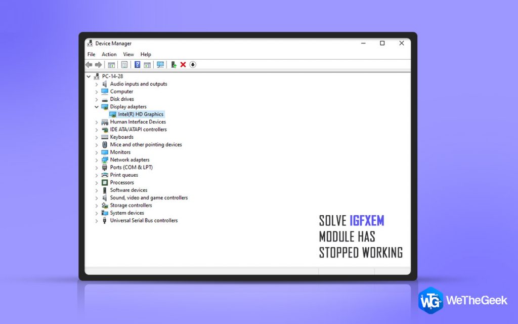 Igfxem Module Disable Fix: Igfxem-Modul Funktioniert Nicht Mehr – GFJB