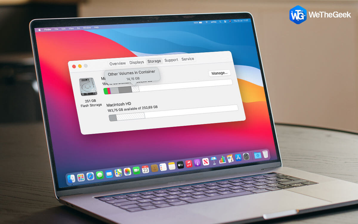 how to manage storage on mac air