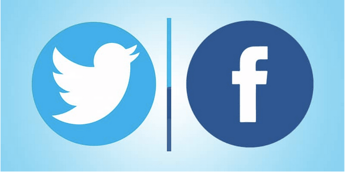 Facebook und Twitter