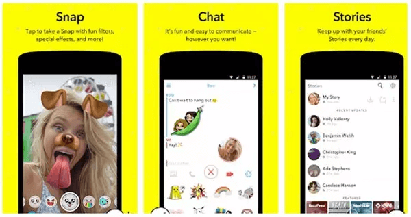 восстановить удаленные фотографии Snapchat 