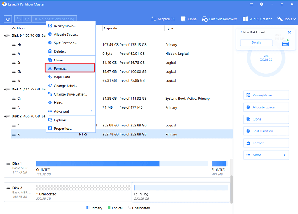EaseUS Partition Master