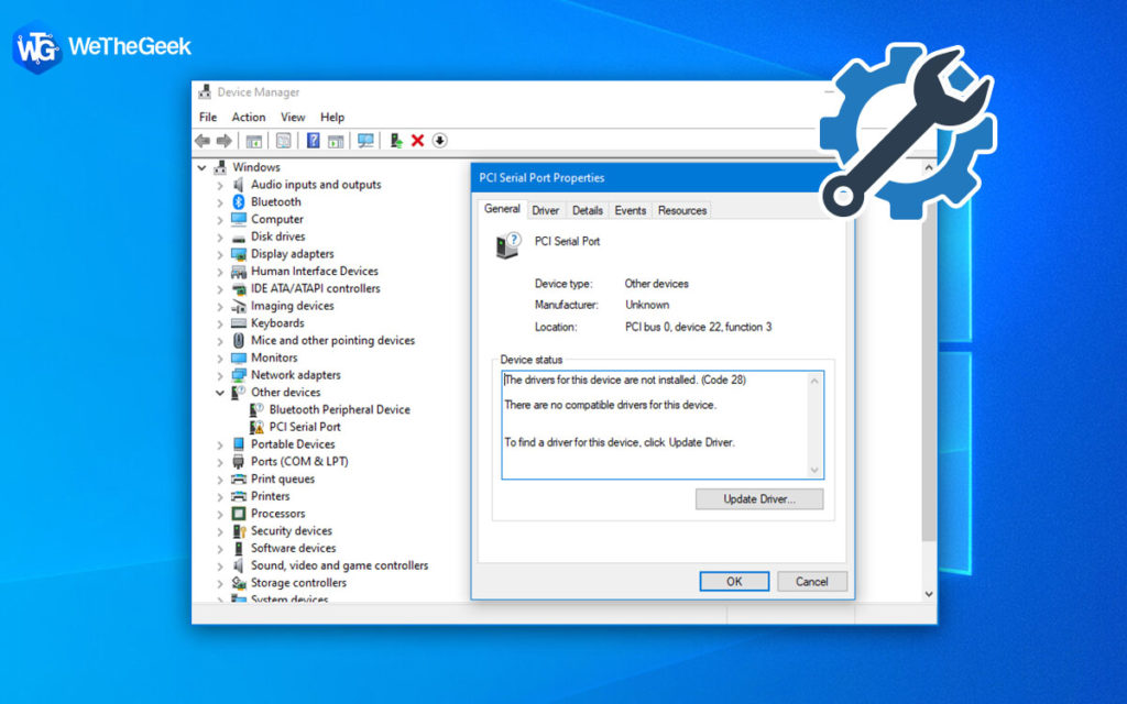 pci serial port driver for windows 10 free download