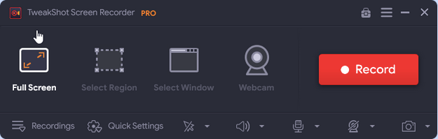 TweakShot Screen Recorder