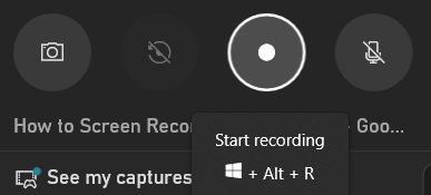Start Recording