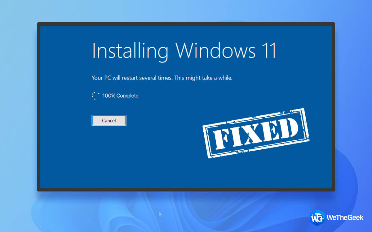 windows 7 install stuck at setup is starting