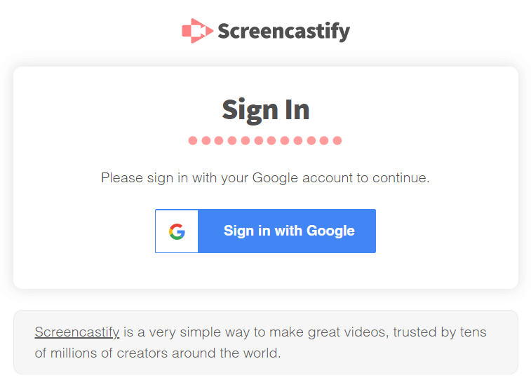 screen recording extension