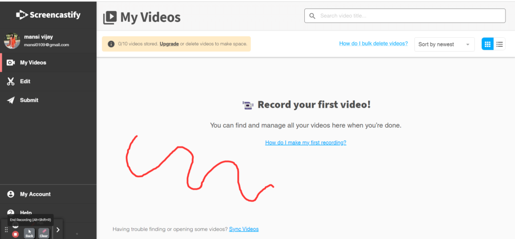tools featured by the screen recorder