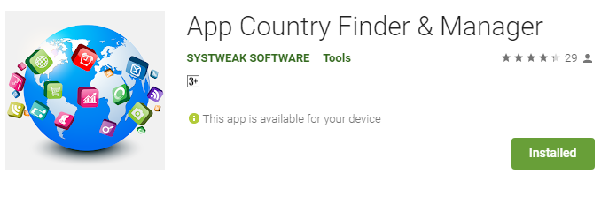 App Country Finder