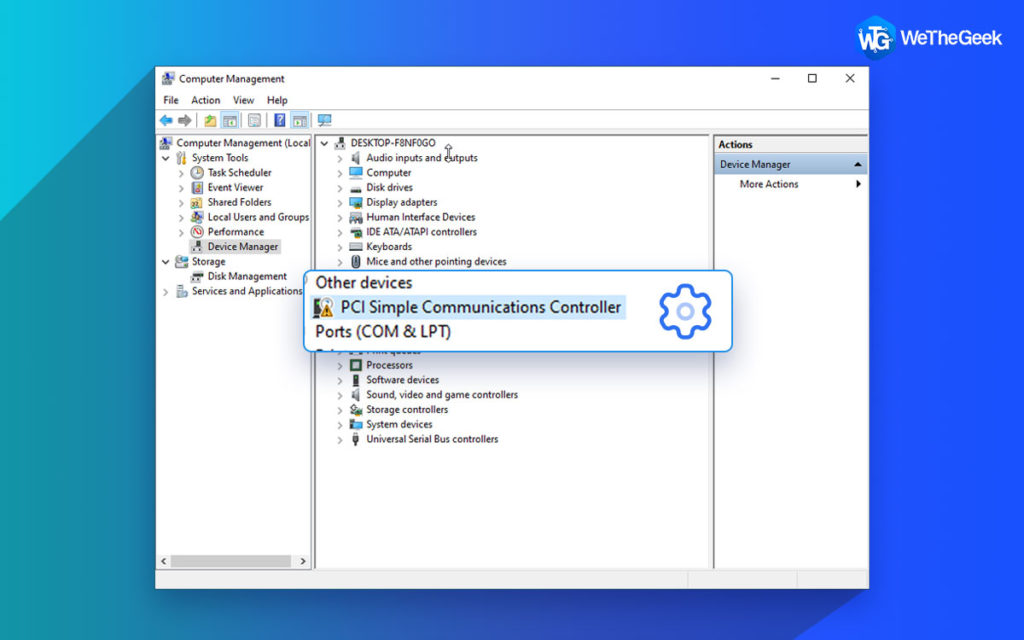 pci simple communications controller windows 7 64 bit driver