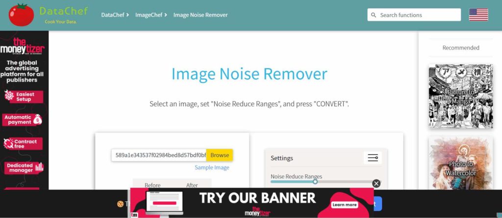 Image Noise Remover By DataChef