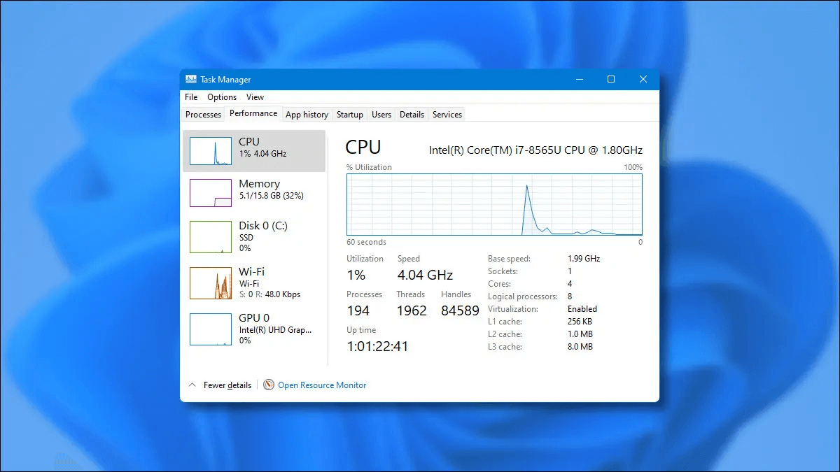 hohe Festplattennutzung unter Windows 11 