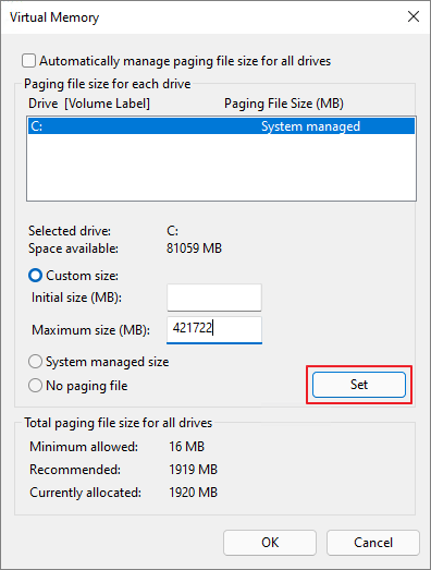 hohe Festplattennutzung unter Windows 11 