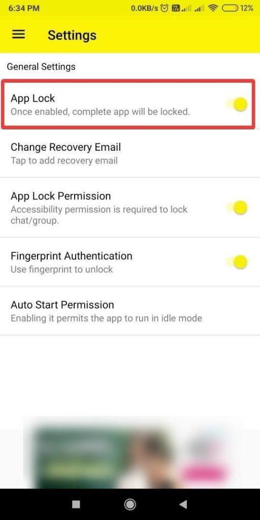 App lock