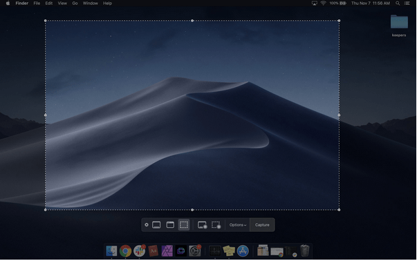 Einen Screenshot auf dem Mac zuschneiden