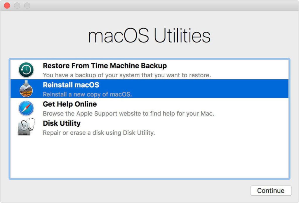 переформатирование Mac