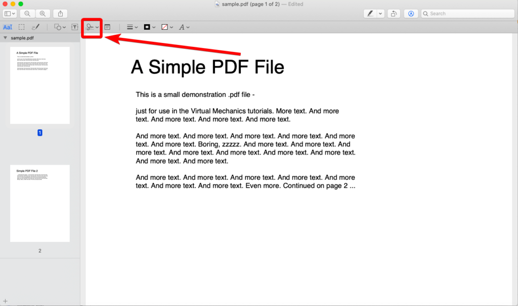 So signieren Sie ein PDF-Dokument 