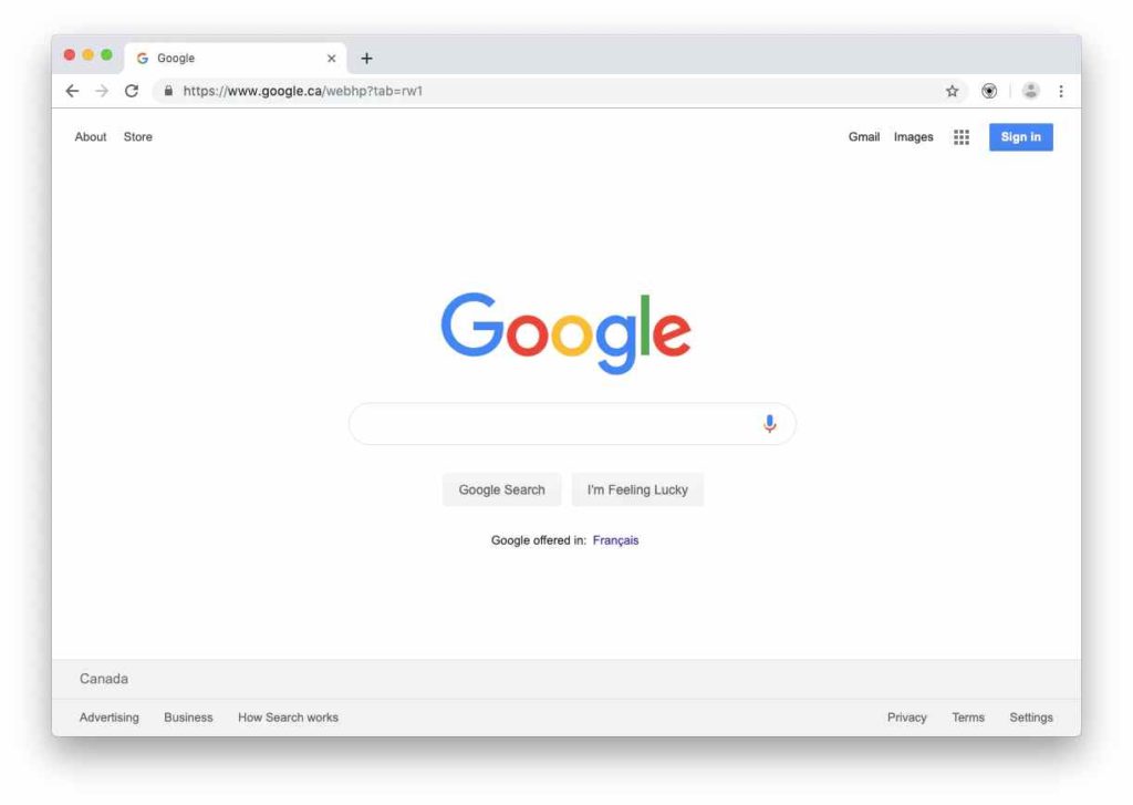 Установите Google Chrome на Mac