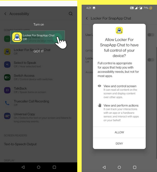 Snapchat App Locker
