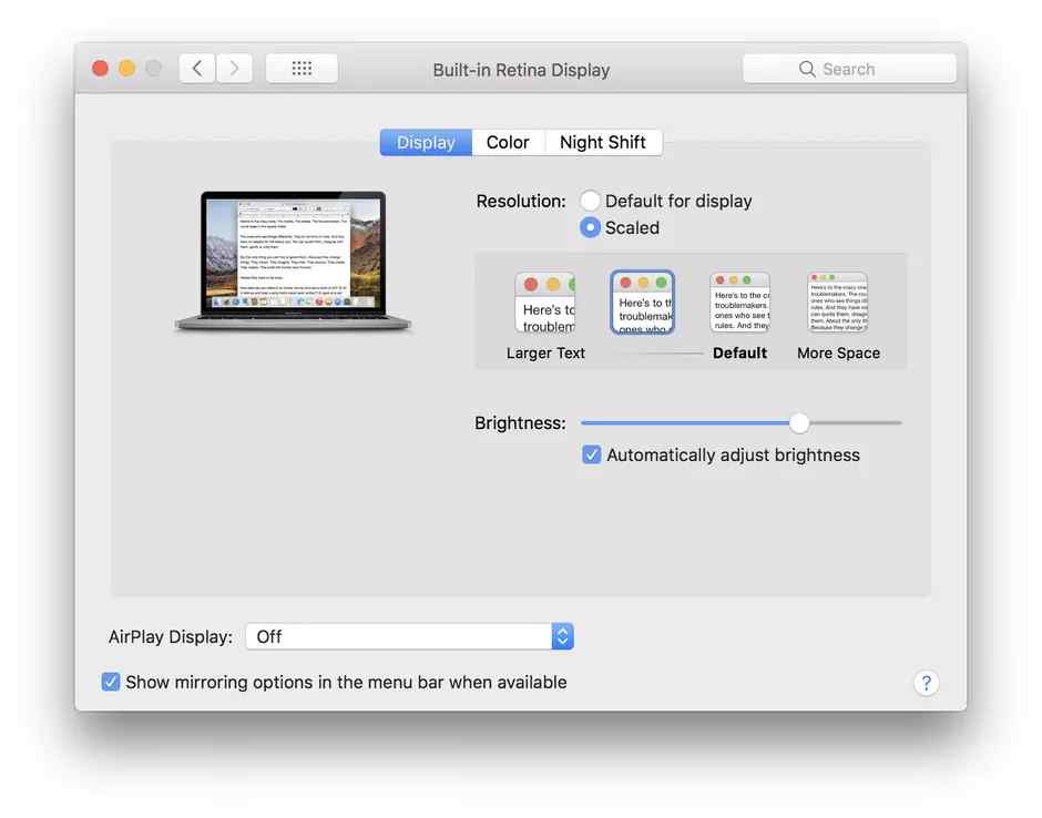 macbook pro обнаруживает внешний монитор, но показывает черный экран