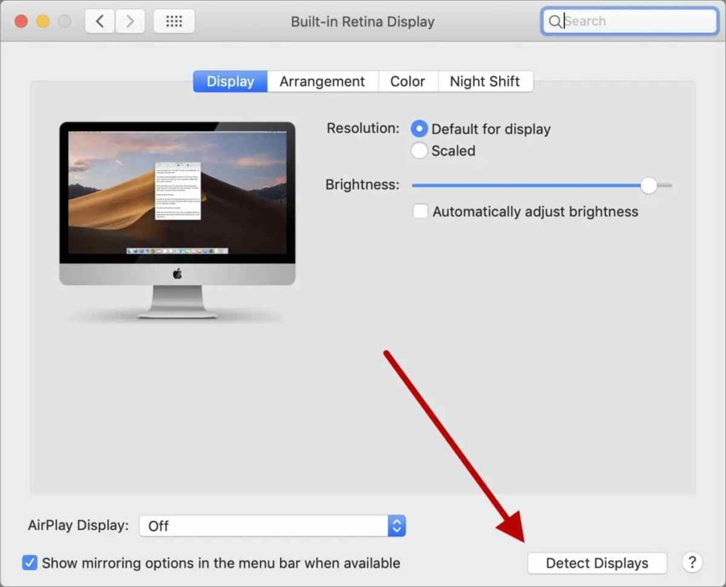 MacBook Air erkennt kein externes Display