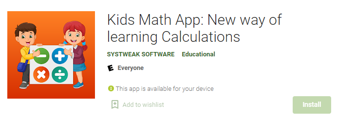 Mathe-App für Kinder