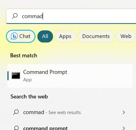Command prompt