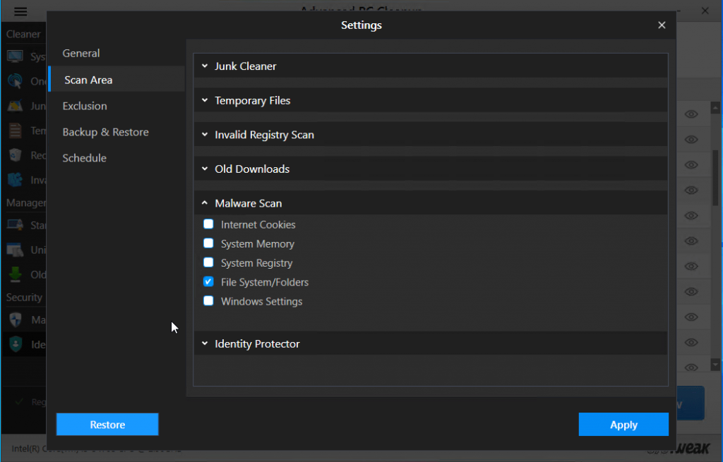 Protection Against Malware