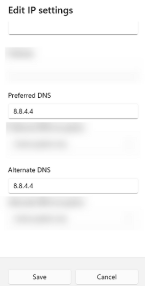 dns server not responding