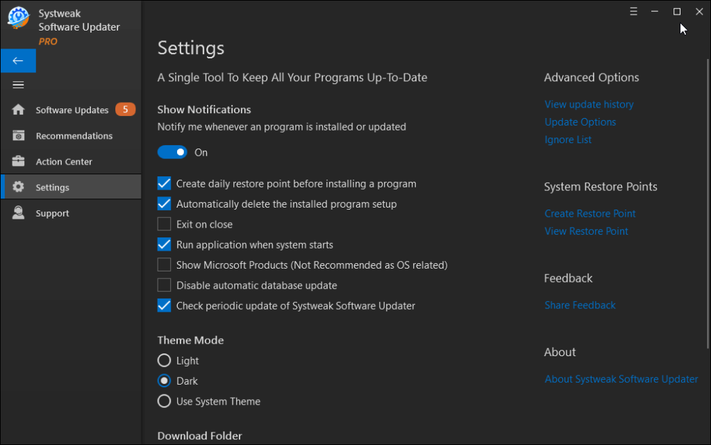 schedule software updates