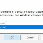 Run dialog box