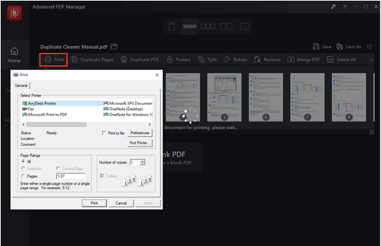 Advanced PDF Manager
